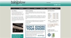 Desktop Screenshot of bangalowmedicalcentre.com